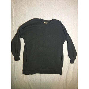 Womens Judith March Sweater Pockets Charcoal Grey Warm Thick Minimalist Casual